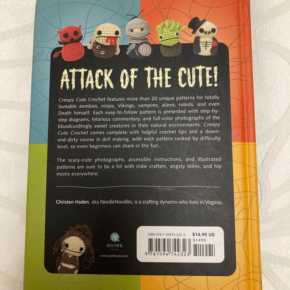 Creepy Cute Crochet DIY Hard Cover Book - Picture 5 of 5